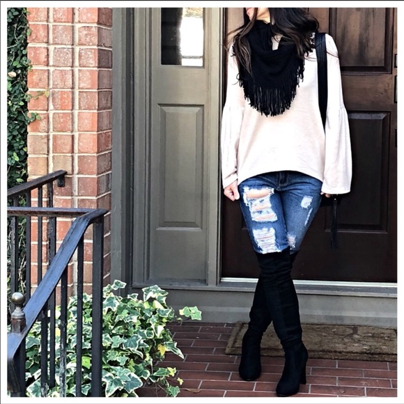 ✨LAST ONES✨Black over the knee boots - Picture 8 of 8